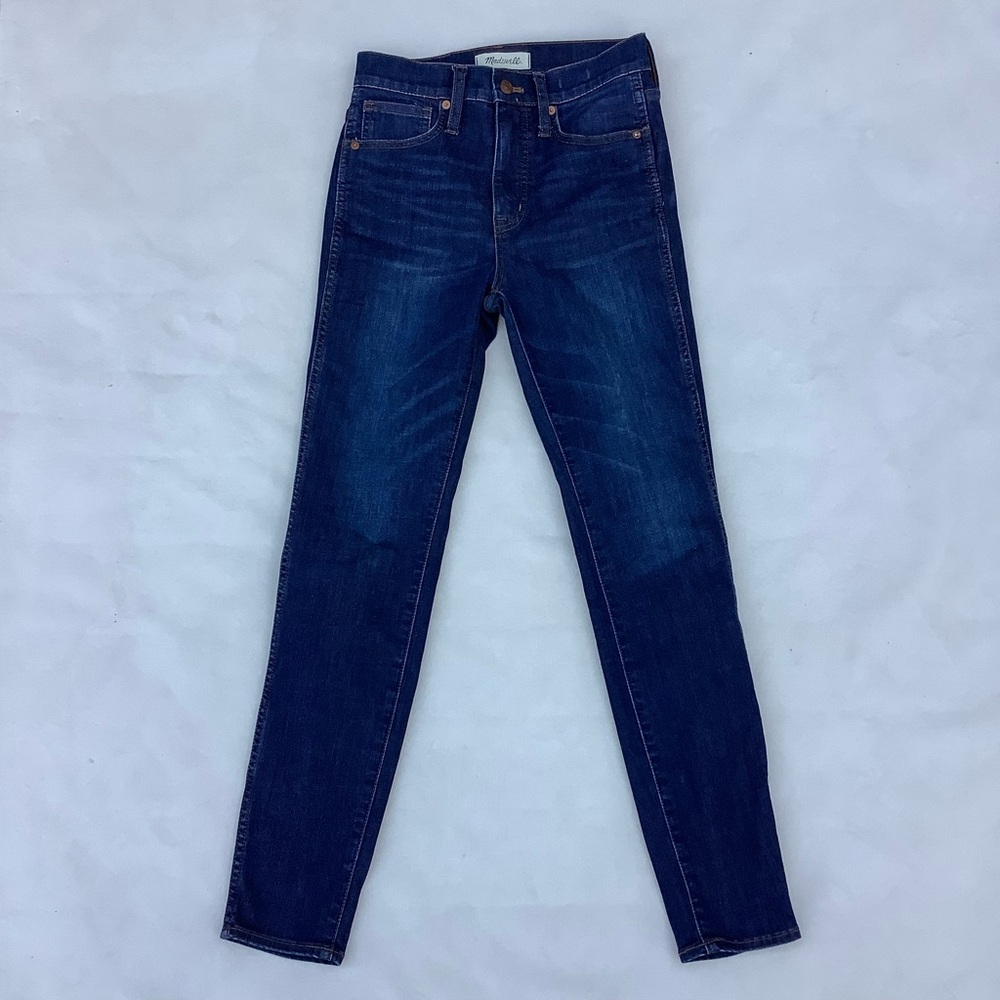 Madewell Women's Skinny Jeans in Dark Indigo Blue